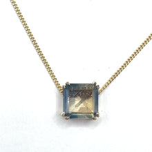 Load image into Gallery viewer, 9ct Gold Bi-Colour Sapphire Necklace