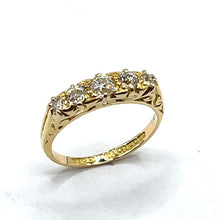 Load image into Gallery viewer, Secondhand Diamond Five Stone Ring