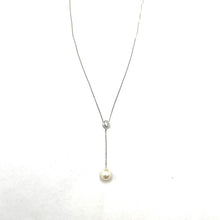 Load image into Gallery viewer, Secondhand Pearl and Diamond Necklace