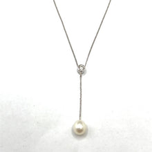 Load image into Gallery viewer, Secondhand Pearl and Diamond Necklace