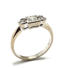 Load image into Gallery viewer, Secondhand Mixed Cut Diamond Trilogy Ring