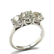 Load image into Gallery viewer, Secondhand Platinum Diamond Trilogy Ring - 2.83ct
