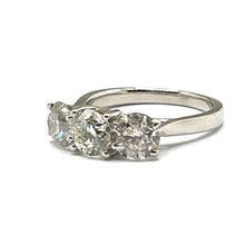 Load image into Gallery viewer, Secondhand Platinum Diamond Trilogy Ring - 2.83ct