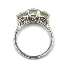 Load image into Gallery viewer, Secondhand Platinum Diamond Trilogy Ring - 2.83ct