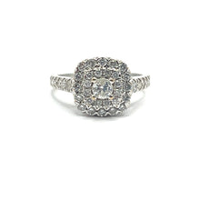 Load image into Gallery viewer, Secondhand Diamond Cushion Halo Ring