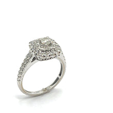 Load image into Gallery viewer, Secondhand Diamond Cushion Halo Ring