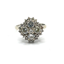 Load image into Gallery viewer, Secondhand Diamond Cluster Ring