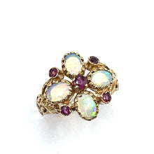 Load image into Gallery viewer, Secondhand Opal and Ruby Ring