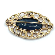 Load image into Gallery viewer, Secondhand Black Opal Brooch