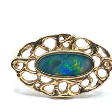 Load image into Gallery viewer, Secondhand Black Opal Brooch