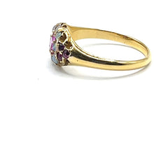 Load image into Gallery viewer, Secondhand Antique Opal and Ruby Ring