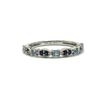Load image into Gallery viewer, Secondhand Sapphire and Aquamarine Ring
