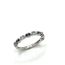 Load image into Gallery viewer, Secondhand Sapphire and Aquamarine Ring