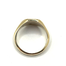 Load image into Gallery viewer, Secondhand 9ct Gold Diamond Signet Ring