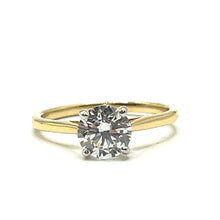 Load image into Gallery viewer, 18ct Gold Lab Grown Diamond Single Stone Ring - 1.00ct