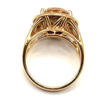 Load image into Gallery viewer, Secondhand Morganite and Diamond Ring