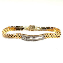 Load image into Gallery viewer, Secondhand Diamond and Gold Bracelet