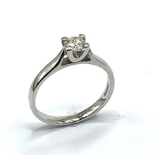 Load image into Gallery viewer, Secondhand Platinum Diamond Solitaire Ring