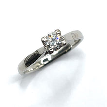 Load image into Gallery viewer, Secondhand Platinum Diamond Solitaire Ring