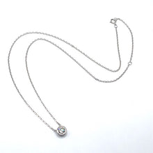 Load image into Gallery viewer, 14ct White Gold Lab Grown Diamond Necklace - 0.52ct