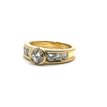 Load image into Gallery viewer, Secondhand Rubover Diamond Ring