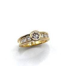 Load image into Gallery viewer, Secondhand Rubover Diamond Ring