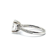 Load image into Gallery viewer, 18CT White Gold Oval Lab Grown Diamond Ring - 2.29ct