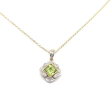Load image into Gallery viewer, 9ct Gold Peridot Necklace