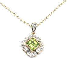 Load image into Gallery viewer, 9ct Gold Peridot Necklace