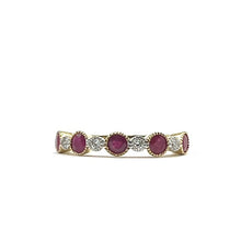 Load image into Gallery viewer, 9ct Gold Ruby and Diamond Eternity Ring