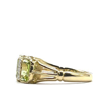 Load image into Gallery viewer, 9ct Gold Peridot and Diamond Ring