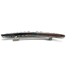 Load image into Gallery viewer, Antique Victorian Diamond Crescent Brooch