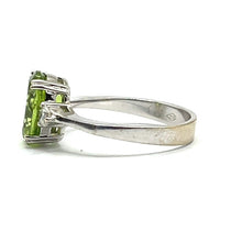 Load image into Gallery viewer, Secondhand Peridot and Diamond Ring