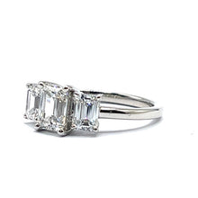 Load image into Gallery viewer, Platinum Lab Grown Diamond Three Stone Ring - 2.00ct
