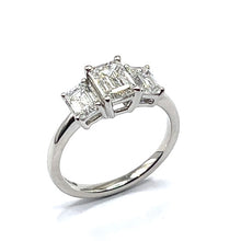 Load image into Gallery viewer, Platinum Lab Grown Diamond Three Stone Ring - 2.00ct