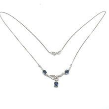 Load image into Gallery viewer, Secondhand Sapphire and Diamond Necklace