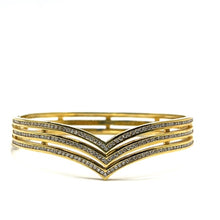 Load image into Gallery viewer, Secondhand 18ct Gold Diamond Bangle