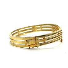 Load image into Gallery viewer, Secondhand 18ct Gold Diamond Bangle