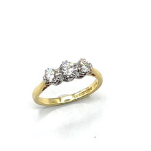 Load image into Gallery viewer, Secondhand Diamond Trilogy Ring 0.55ct