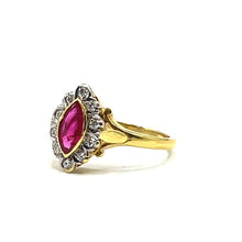 Load image into Gallery viewer, Secondhand 18ct Gold Ruby and Diamond Ring
