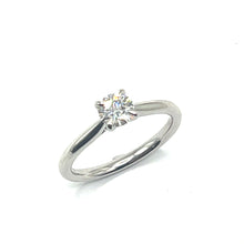 Load image into Gallery viewer, Platinum Lab Grown Diamond Solitaire Ring - 0.50ct