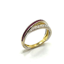 Load image into Gallery viewer, Secondhand 18ct Gold Ruby and Diamond Ring