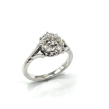 Load image into Gallery viewer, Secondhand White Gold Diamond Cluster Ring