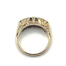 Load image into Gallery viewer, Secondhand Emerald and Diamond Ring