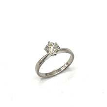 Load image into Gallery viewer, Secondhand 18ct White Gold Diamond Solitaire Ring
