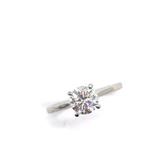 Load image into Gallery viewer, Platinum Lab Grown Diamond Single Stone Ring - 1.00ct