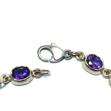 Load image into Gallery viewer, Secondhand 9ct Gold Amethyst Bracelet