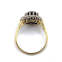 Load image into Gallery viewer, Secondhand 18ct Gold Sapphire and Diamond Ring