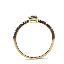 Load image into Gallery viewer, 18ct Gold Emerald and Diamond Ring