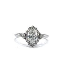 Load image into Gallery viewer, Secondhand Elegant Oval Diamond Ring